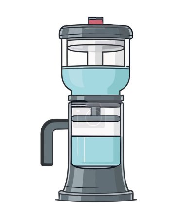 Illustration for Modern vector icon design for water filter icon isolated - Royalty Free Image