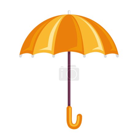 Illustration for Open umbrella icon isolated illustration - Royalty Free Image