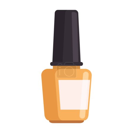 Illustration for Cosmetic nail polish icon isolated - Royalty Free Image