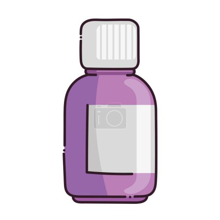 Illustration for Bottle template icon isolated illustration - Royalty Free Image