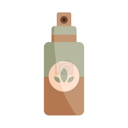 Illustration for Herbal spray bottle vector isolated - Royalty Free Image