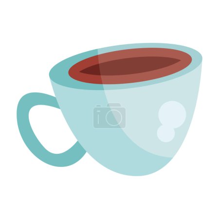 Illustration for Chocolate cup illustration vector isolated - Royalty Free Image