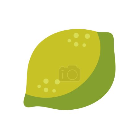 Illustration for Lemon fresh fruit icon isolated - Royalty Free Image