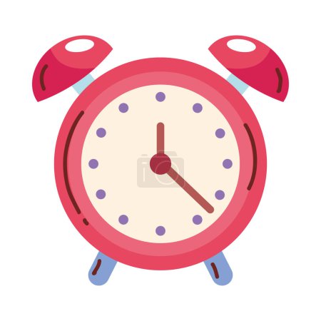 Téléchargez les illustrations : Alarme horloge icône minuterie isolé - en licence libre de droit