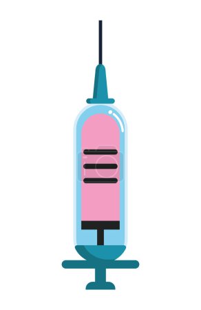 Ilustración de Vacío vial receta médica icono aislado - Imagen libre de derechos