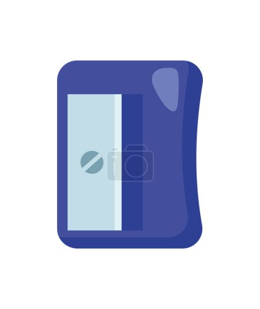 Illustration for Back to school supply sharpener isolated icon - Royalty Free Image