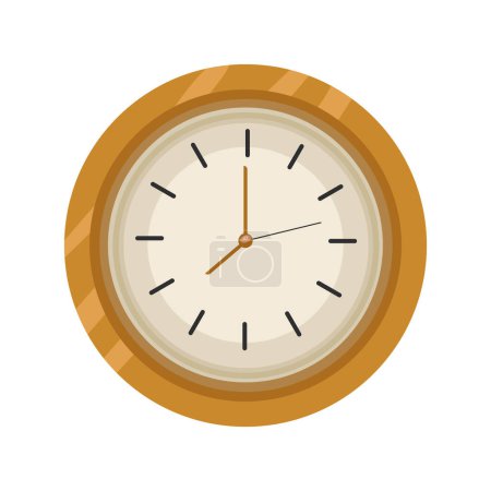 Ilustración de Reloj de oro vintage vector aislado - Imagen libre de derechos