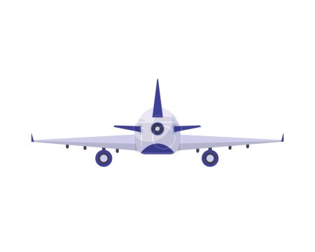 Téléchargez les illustrations : Avion volant voyage illustration isolée - en licence libre de droit