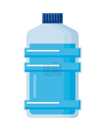 Illustration for Bottle gallon mockup isolated illustration - Royalty Free Image
