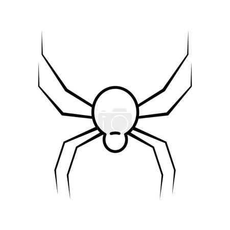 Illustration for Halloween spider isolated illustration design - Royalty Free Image