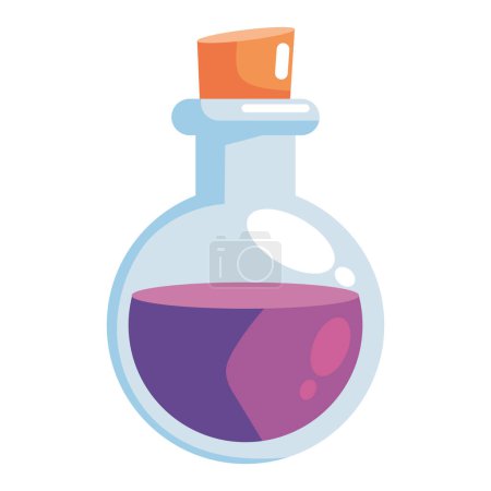 Illustration for Video game item elixir isolated illustration - Royalty Free Image