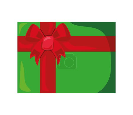 Ilustración de Navidad regalo caja vector aislado - Imagen libre de derechos