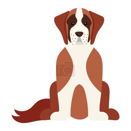 Illustration for Dog border collie vector isolated - Royalty Free Image