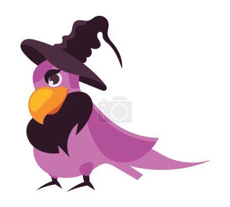 Illustration for Halloween pet disguised illustration vector isolated - Royalty Free Image