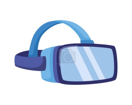 Téléchargez les illustrations : Vr technologie lunettes vecteur isolé - en licence libre de droit