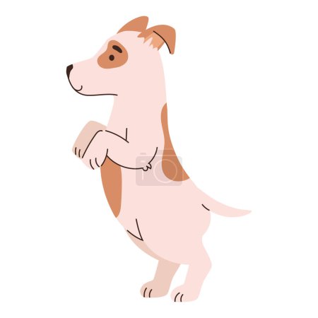 dog jack russell terrier illustration design