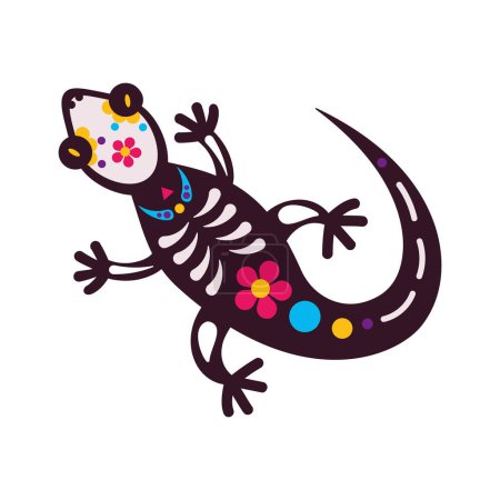Illustration for Mexico animal lizard illustration isolated - Royalty Free Image