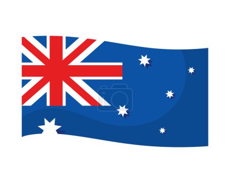 Téléchargez les illustrations : Australie drapeau de jour illustration nationale - en licence libre de droit
