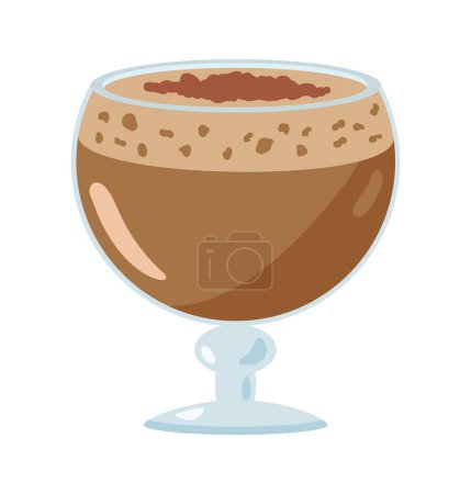 Illustration for Chile vaina cocktail drink illustration - Royalty Free Image