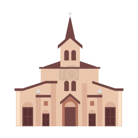 Illustration for Divino nino jesus church bogota illustration - Royalty Free Image