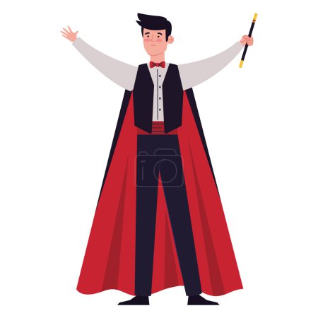 Illustration for International magicians day illustration vector - Royalty Free Image