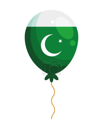 Illustration for Pakistan day design illustration vector - Royalty Free Image