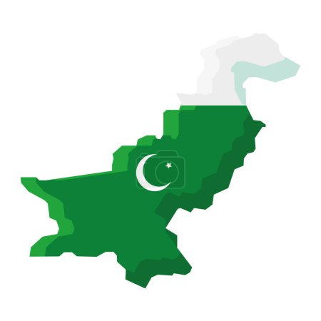 Téléchargez les illustrations : Pakistan jour pays illustration vecteur - en licence libre de droit
