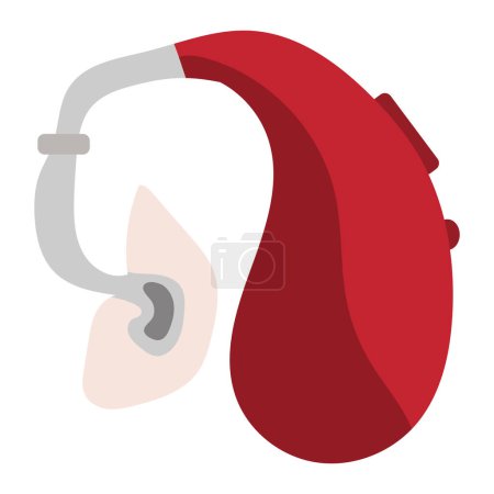 Illustration for Cochlear implant isolated device illustration - Royalty Free Image