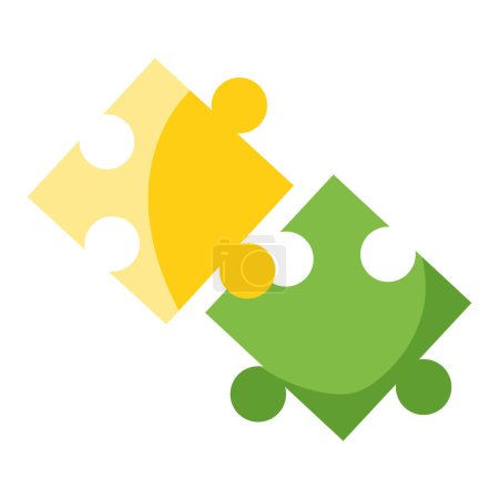 Illustration for Autism puzzle awareness illustration vector - Royalty Free Image