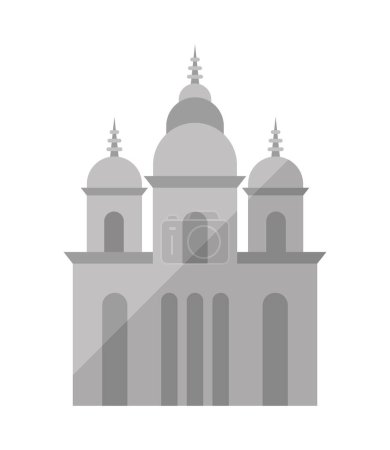 Bangladesh Tempel Design Illustration Vektor