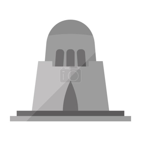 Illustration for Pakistan famous monument illustration vector - Royalty Free Image