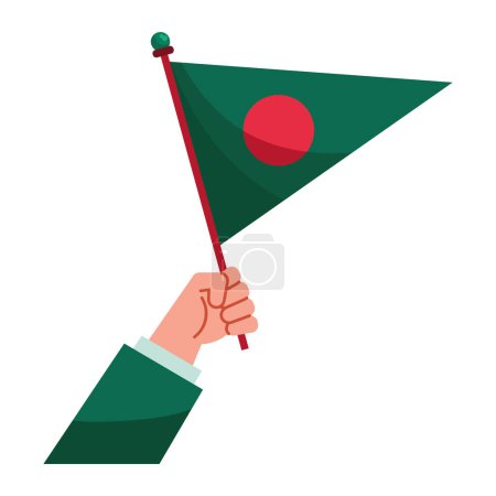 Illustration for Bangladesh independence day illustration vector - Royalty Free Image