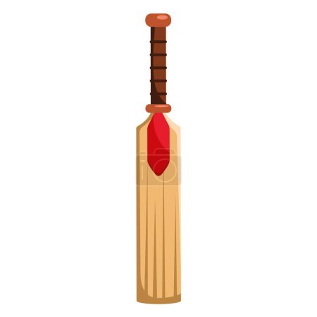 Illustration for Cricket bat sports illustration design - Royalty Free Image