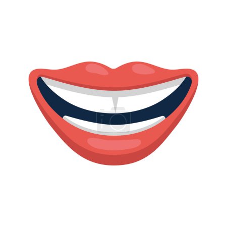 Illustration for Smile day campaign isolated design - Royalty Free Image