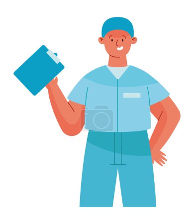 Illustration for Nurse day professional illustration design - Royalty Free Image