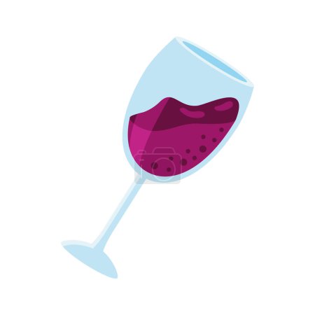 Téléchargez les illustrations : Conception de jour de vin conception isolée - en licence libre de droit