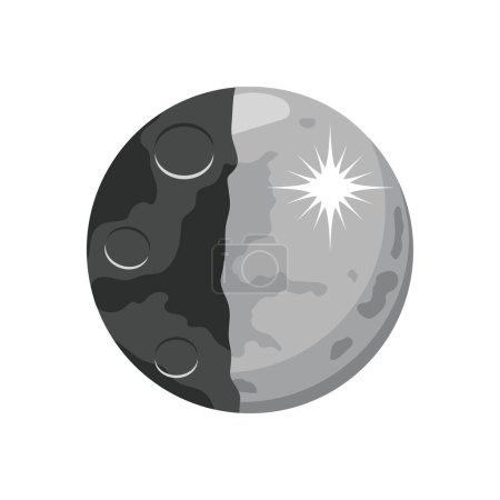 astronomía fase lunar primer trimestre