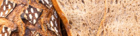 Foto de Tasted, special and fresh beautiful french bread - Imagen libre de derechos