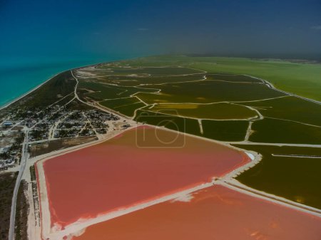Foto de Lagos y océanos rosados, naturaleza en Puebla, México - Imagen libre de derechos