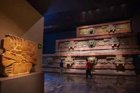 Foto de Ciudad de México, México - 12 de marzo de 2022. Museo Nacional de Antropología, Museo Nacional de Antropología - Imagen libre de derechos