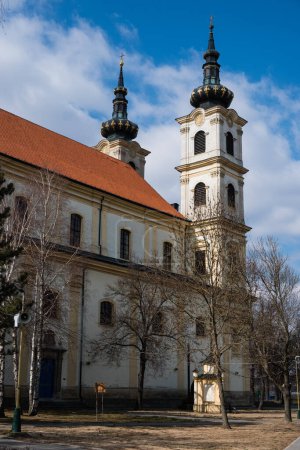 Foto de Basílica menor en Sastin-Straze, República Eslovaca. Arquitectura religiosa. Famoso destino de viaje - Imagen libre de derechos