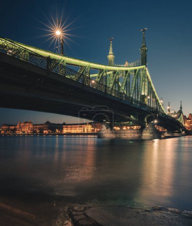 Photo for Famous Liberty bridge in Budapest, Hungary - Royalty Free Image