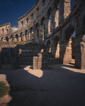 Photo for Interior of the famous Pula Arena in Croatia - Royalty Free Image
