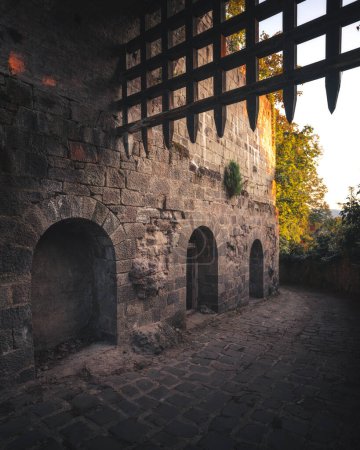 Medieval Salamon tower in Visegrd, Hungary