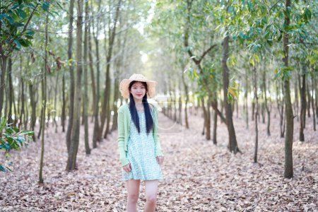 Photo for Portrait of romantic girl in the woods - Royalty Free Image