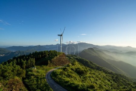 Téléchargez les photos : Production d'énergie éolienne Énergie électrique - en image libre de droit