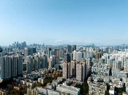 Téléchargez les photos : Photographie aérienne de la ville de Shenzhen - en image libre de droit