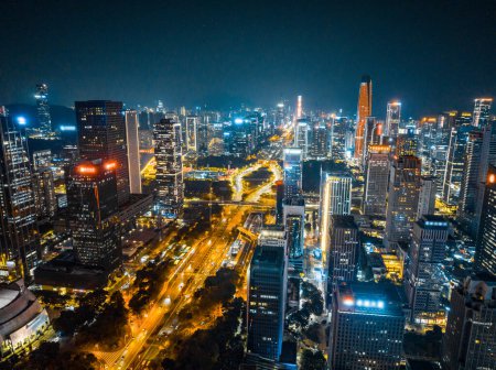 Téléchargez les photos : Photographie aérienne de la ville de Shenzhen - en image libre de droit