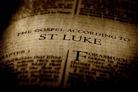 Bibel Neues Testament Christliche Lehren Evangelium St. Lukas Heiliger