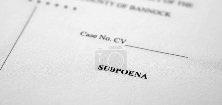 Photo for Legal Pleadings Court Papers Law Subpoena - Royalty Free Image